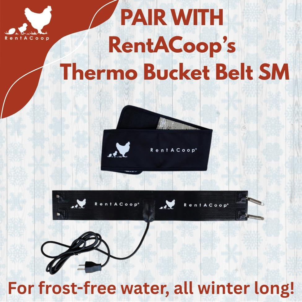 2 Gallon Chicken Waterer with Auto-Fill Cups, Horizontal Nipples, Anti-Roost Cone and Mounting Kit - Suitable for Chickens, Quail, Ducks, Geese, Turkey and More (Pack of 2)