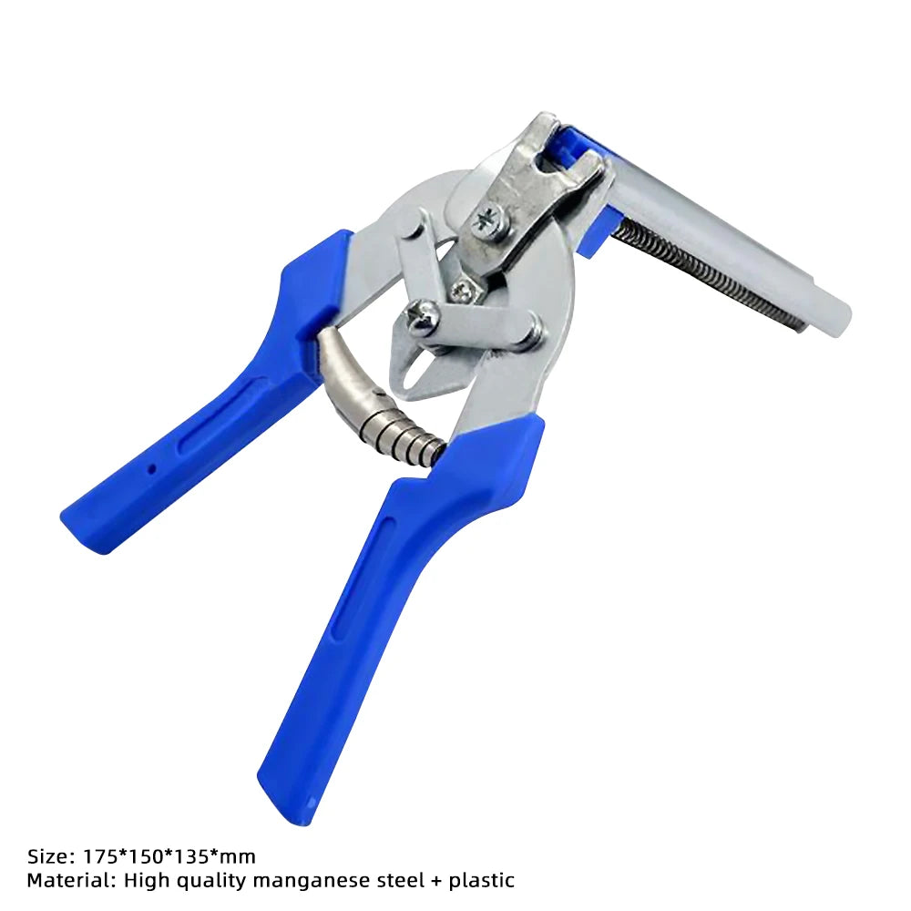 Hog Ring Plier Tool/ 600Pcs M Clips Staples Chicken Mesh Cage Wire Fencing Caged Clamp Poultry Supplies Mesh Clip Shading