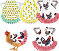 Chicken Saddles, 4 PCS Hens Saddles for Hen Apron for Poultry Protector Feather Fixer Supplies