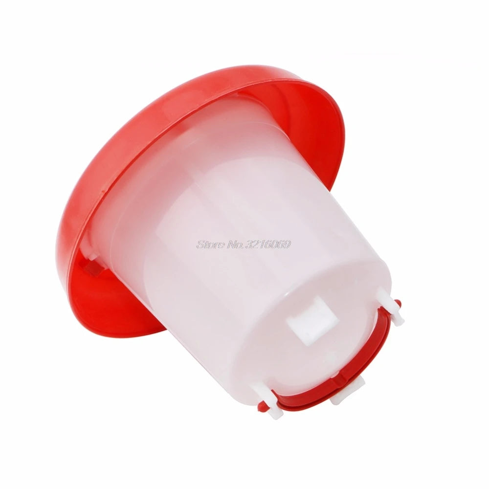 1PCS Chicken Drinker Feeder Poultry Chick Hen Quail Bantam Food Water Whosale&Dropship