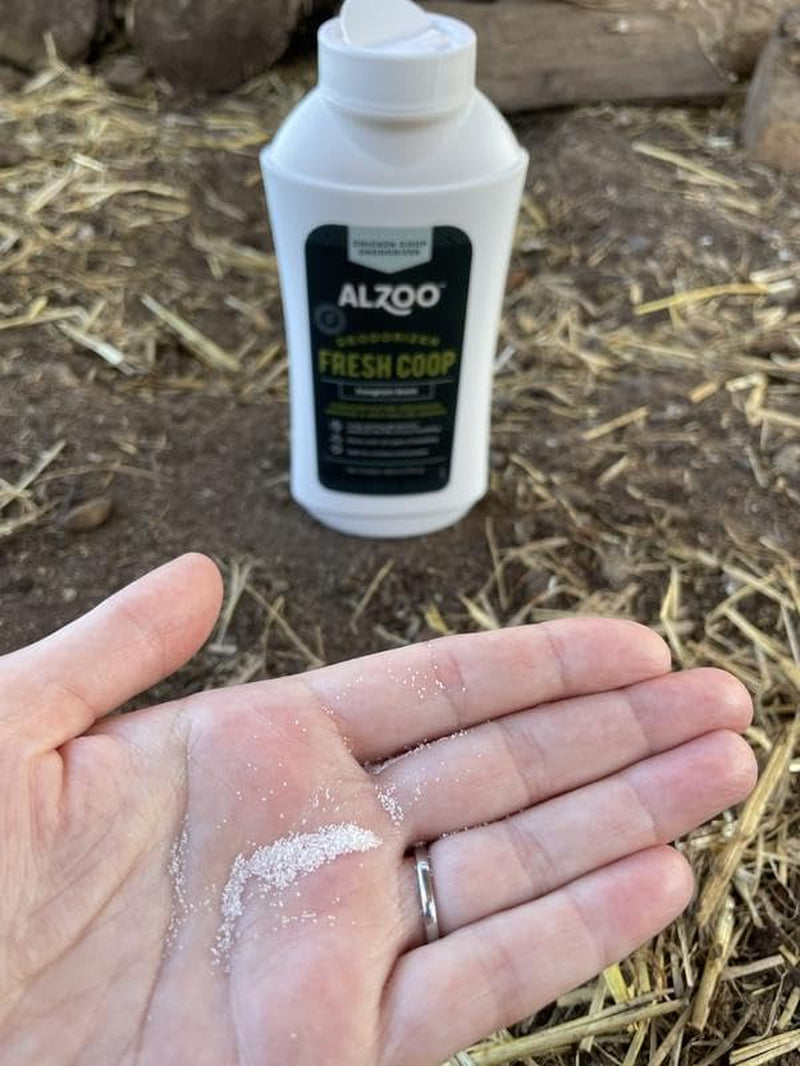 My Fresh Coop Chicken Coop Deodorizer – Concentrated Mineral-Based Odor Control Granules for Backyard Chickens, Helps Keep Bedding Fresh Longer, Evergreen Scent, 26.6 Oz, Pack of 2