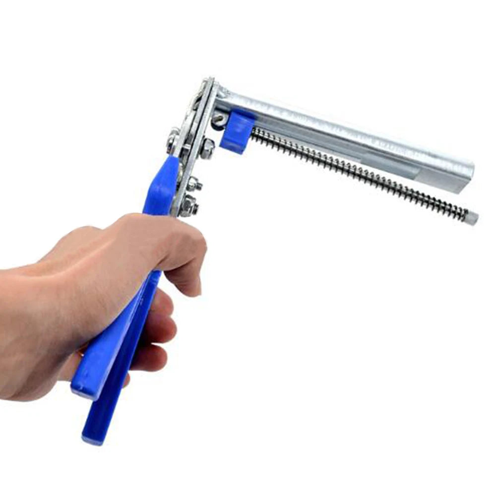 Hog Ring Plier Tool/ 600Pcs M Clips Staples Chicken Mesh Cage Wire Fencing Caged Clamp Poultry Supplies Mesh Clip Shading