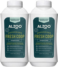 My Fresh Coop Chicken Coop Deodorizer – Concentrated Mineral-Based Odor Control Granules for Backyard Chickens, Helps Keep Bedding Fresh Longer, Evergreen Scent, 26.6 Oz, Pack of 2