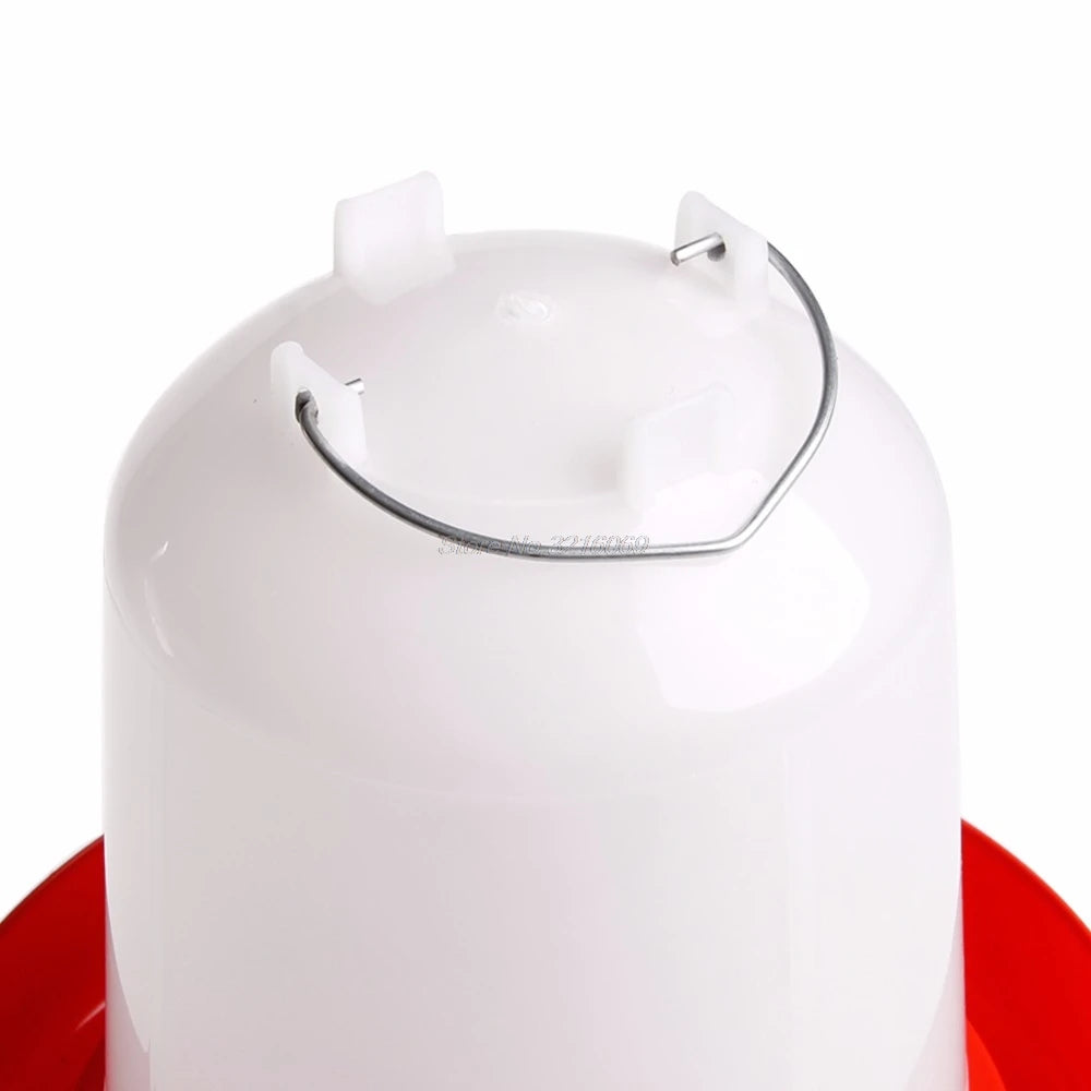 1PCS Chicken Drinker Feeder Poultry Chick Hen Quail Bantam Food Water Whosale&Dropship
