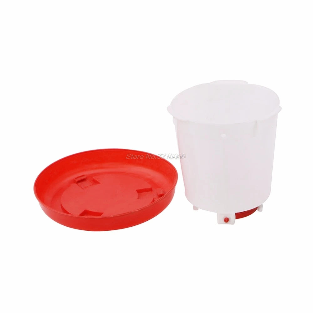 1PCS Chicken Drinker Feeder Poultry Chick Hen Quail Bantam Food Water Whosale&Dropship
